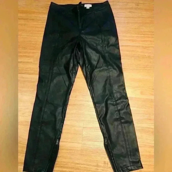 Ann Taylor Loft “Leather” leggings - Picture 1 of 7